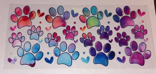 Rainbow Paw Prints